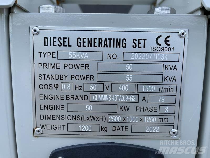 Cummins 55 kVA 디젤 발전기