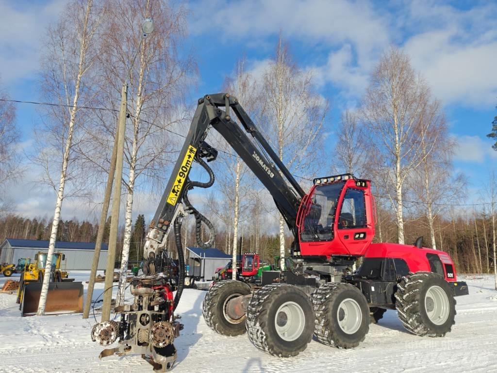Komatsu 931 원목 하베스터