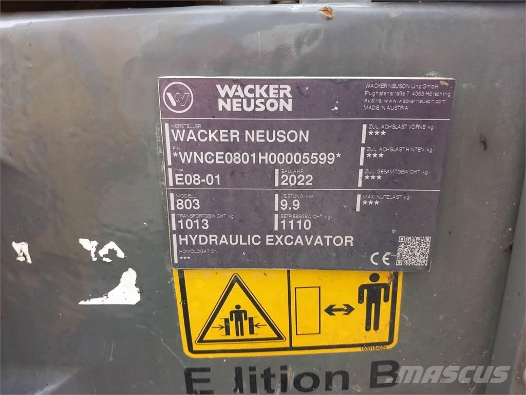 Wacker Neuson 803 대형 굴삭기 29톤 이상