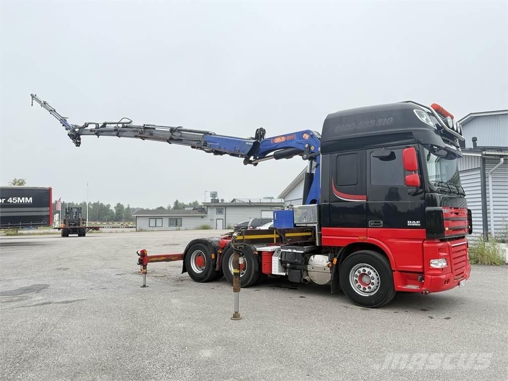 DAF XF105.510 6X4 크레인 트럭
