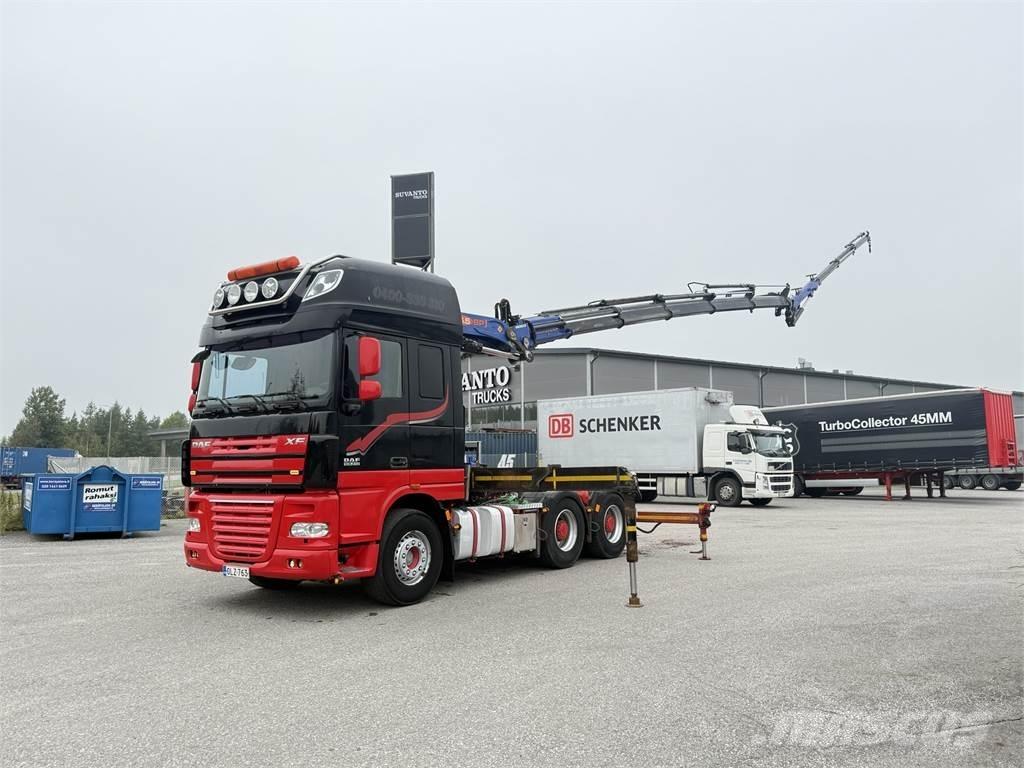 DAF XF105.510 6X4 크레인 트럭