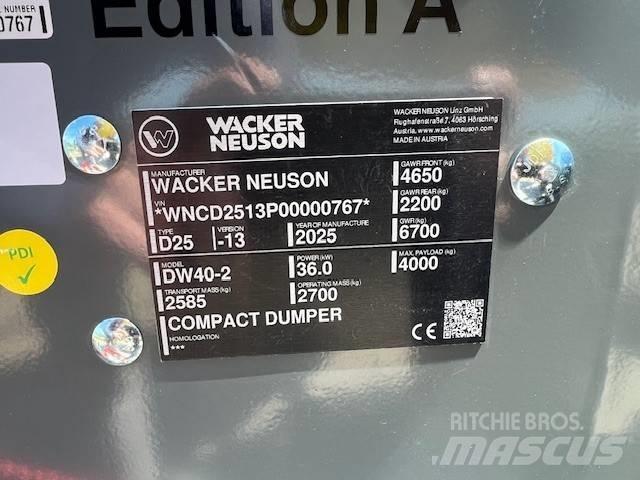 Wacker Neuson DW 40 연결식 홀러