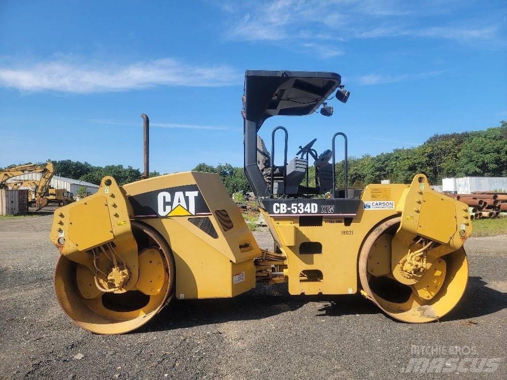 CAT CB 534 DXW 트윈 드럼 롤러