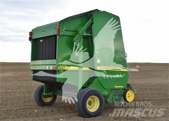 John Deere 567 원형 곤포기