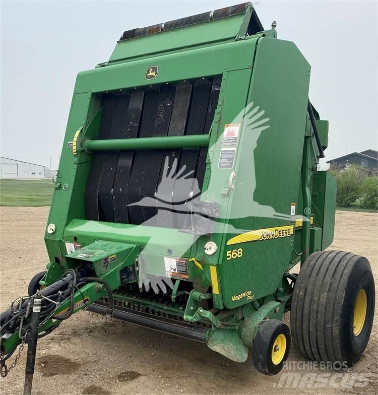 John Deere 568 원형 곤포기