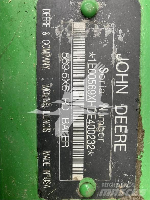 John Deere 569 원형 곤포기