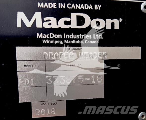 MAC DON FD145 콤바인 헤드