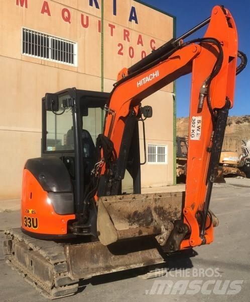 Hitachi ZX 33 U-5 A 소형 굴삭기 7톤 미만