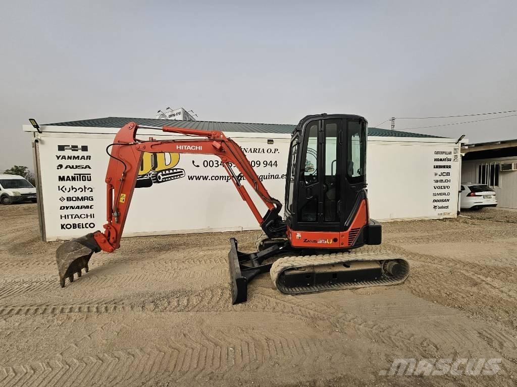 Hitachi ZX 35 U-2 소형 굴삭기 7톤 미만
