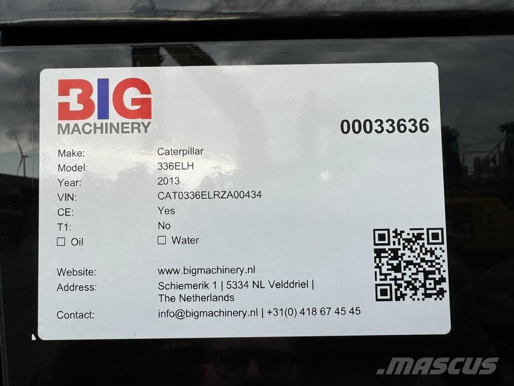 CAT 336ELH 대형 굴삭기 29톤 이상