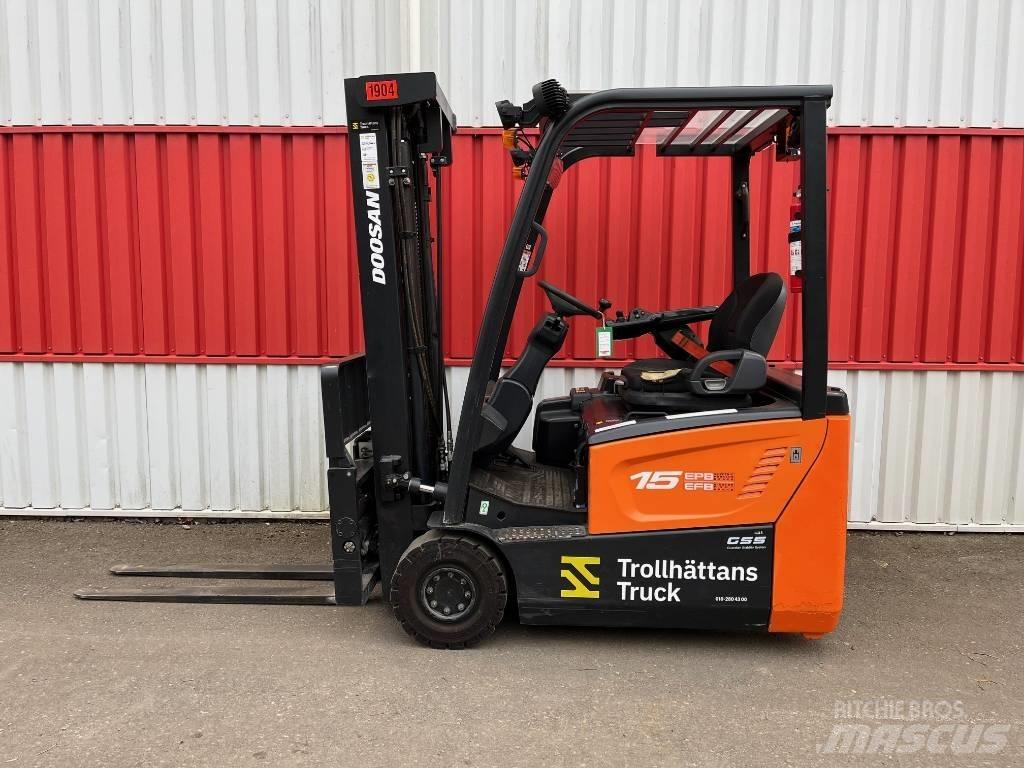 Doosan B 15 T-7 전동 지게차