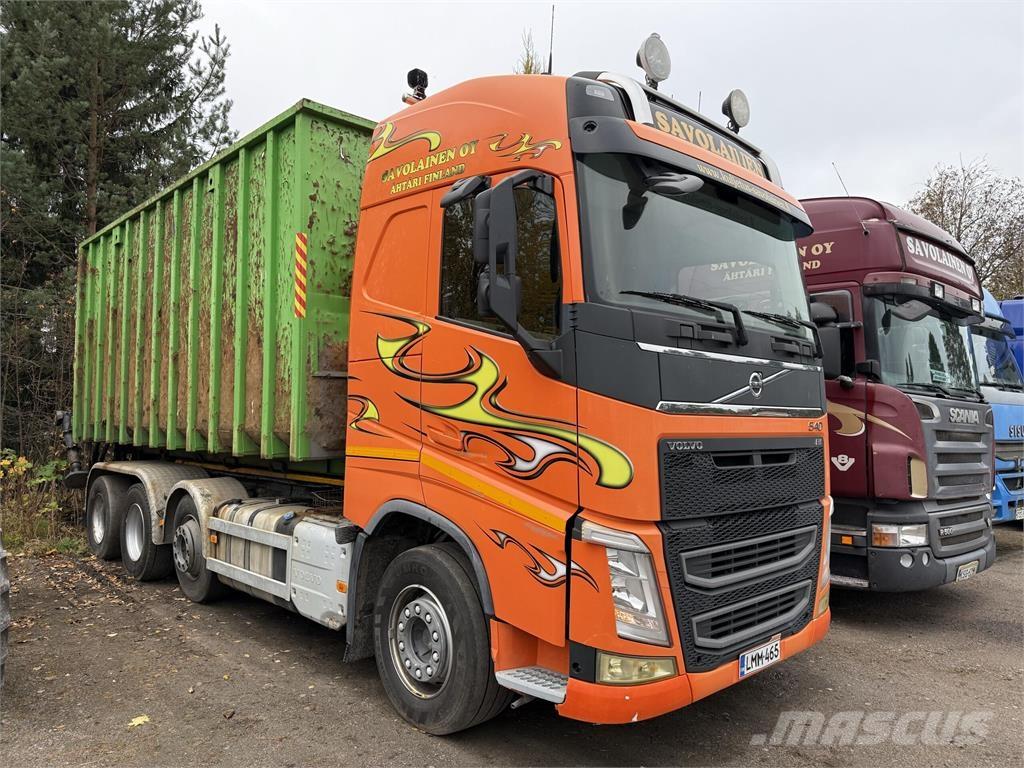 Volvo FH13 540 8X2 훅 리프트 트럭