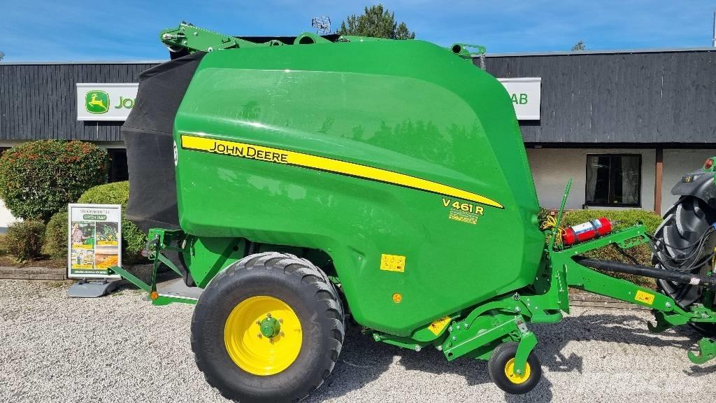 John Deere V461R 원형 곤포기