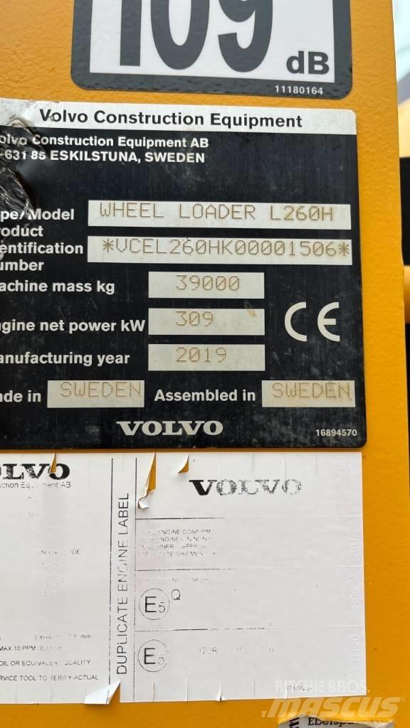 Volvo L260H  휠로우더