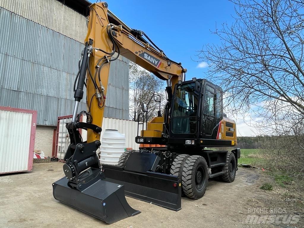 Sany SY155W  휠 굴삭기