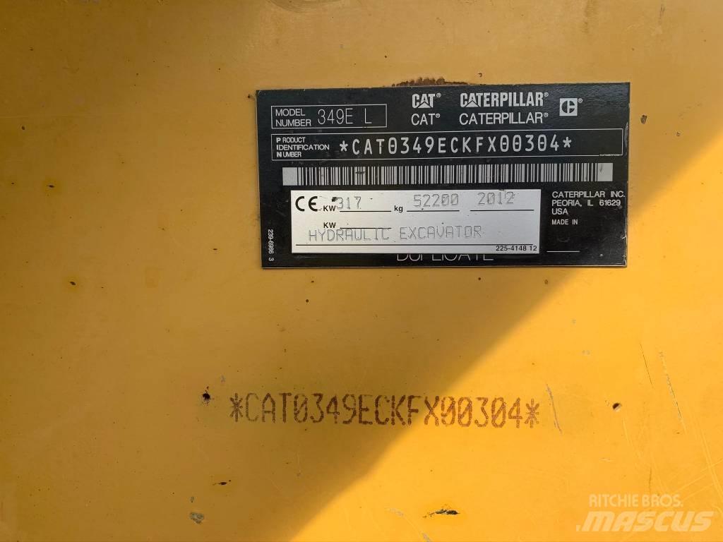 CAT 349 E 대형 굴삭기 29톤 이상