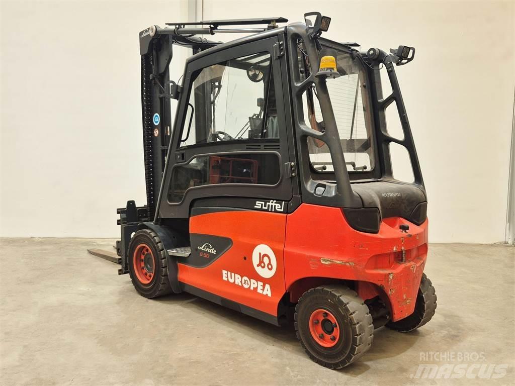 Linde E50HL 01 600 전동 지게차