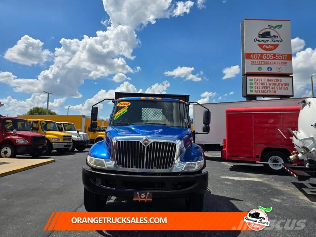 International MV607 플랫베드/드롭사이드 트럭