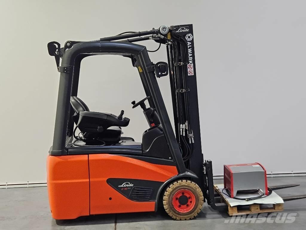Linde E16C 전동 지게차