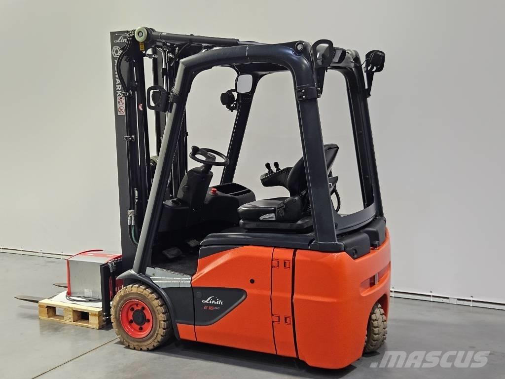 Linde E16C 전동 지게차