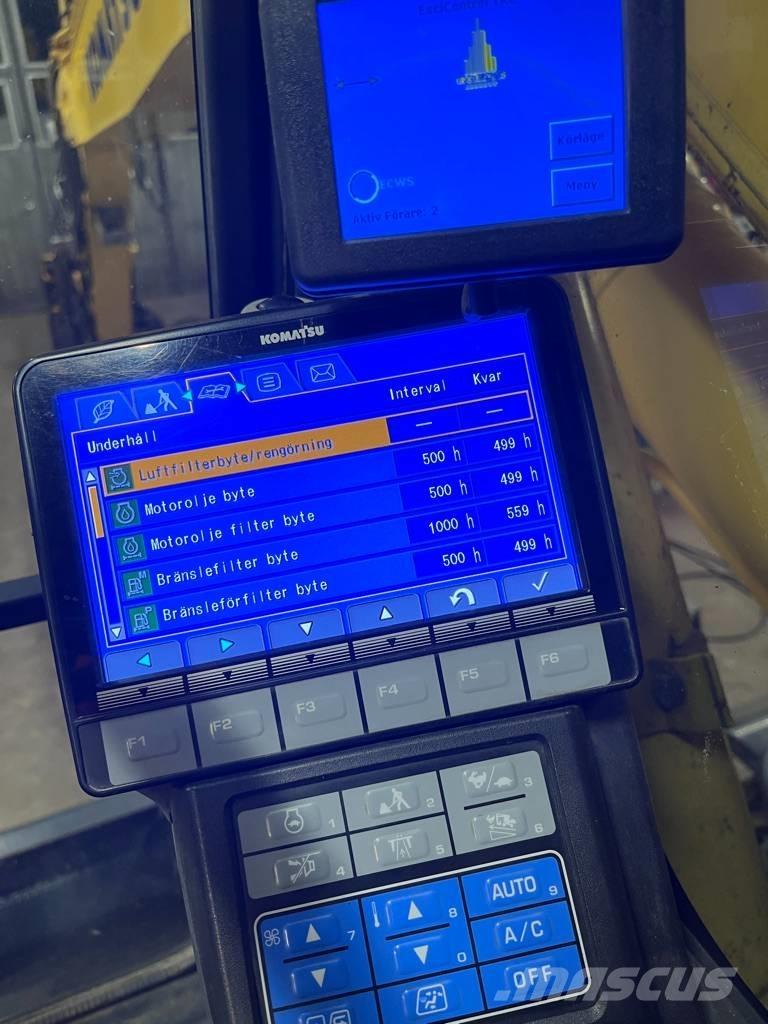 Komatsu PW 160  휠 굴삭기