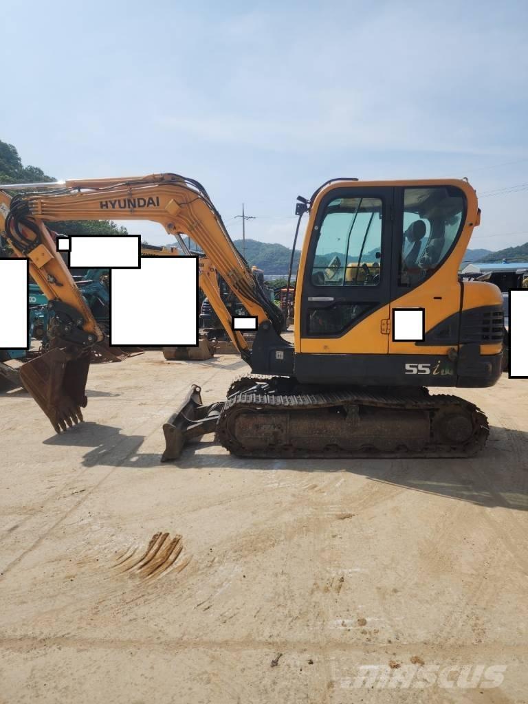 Hyundai Robex 55 소형 굴삭기 7톤 미만