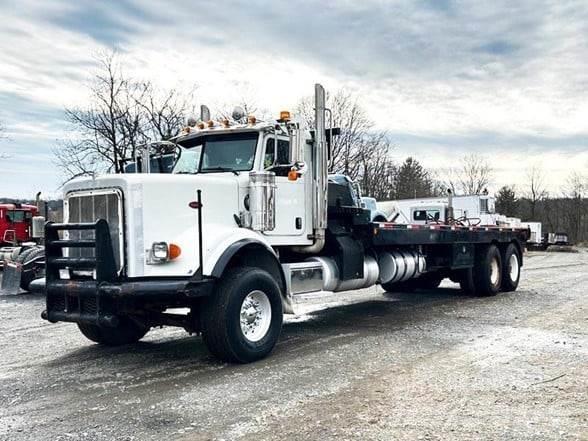 Peterbilt 357 플랫베드/드롭사이드 트럭