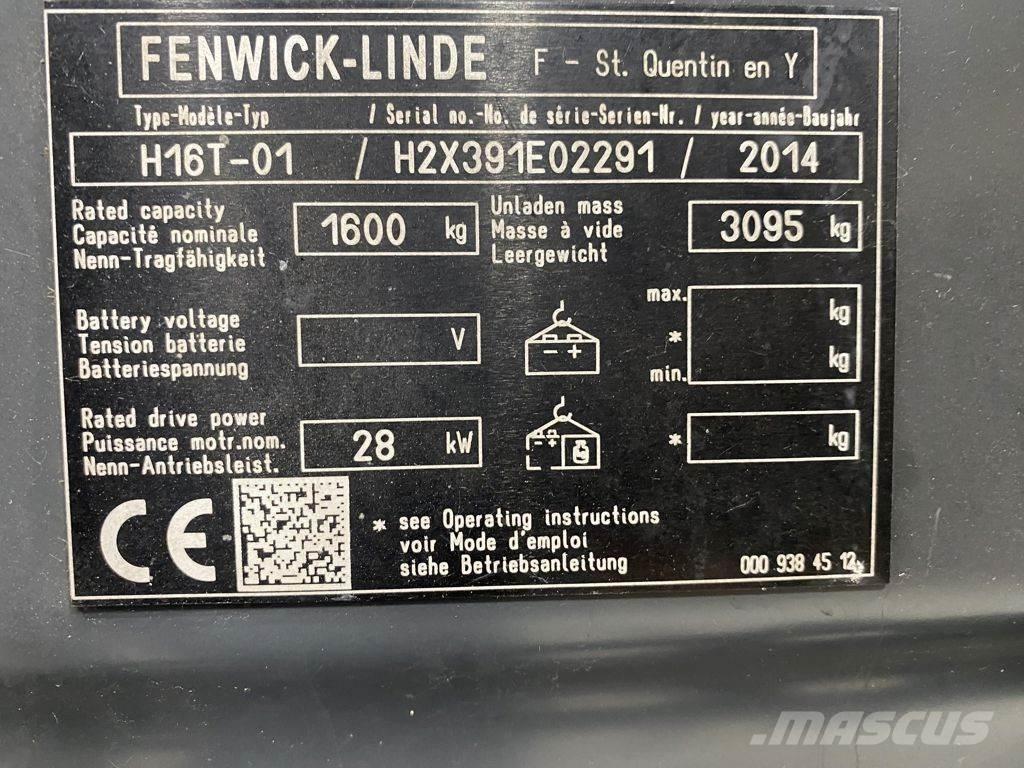 Linde H16T LPG 지게차