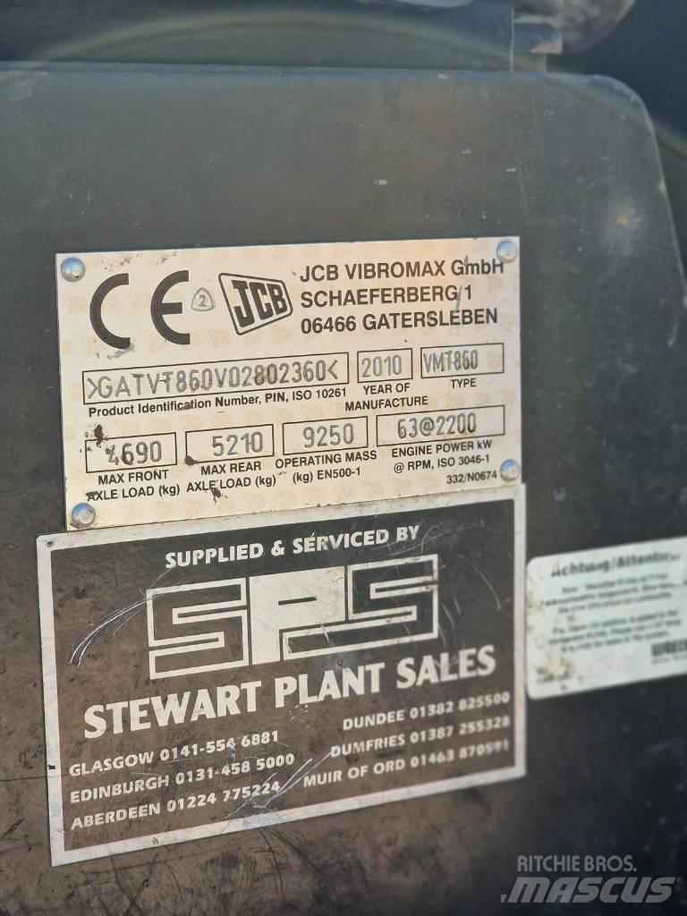 JCB Vibromax VMT 860 트윈 드럼 롤러