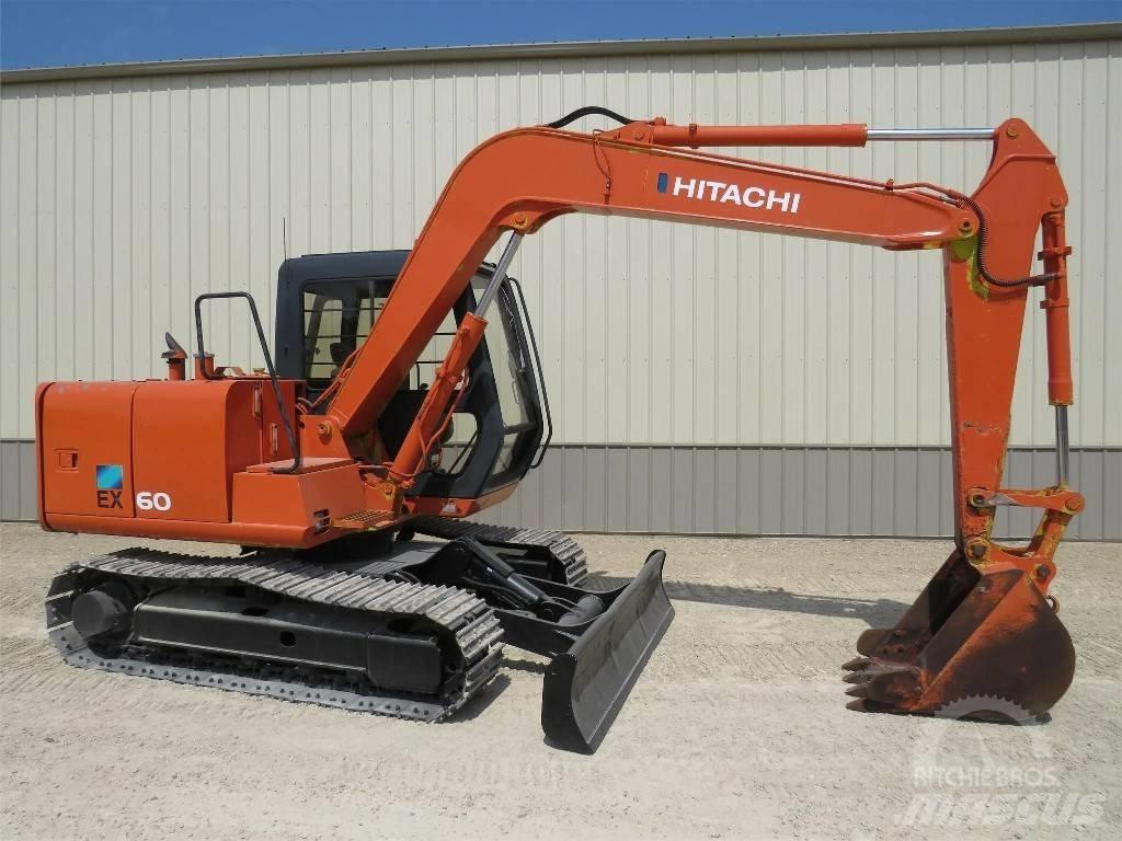 Hitachi EX 60 소형 굴삭기 7톤 미만