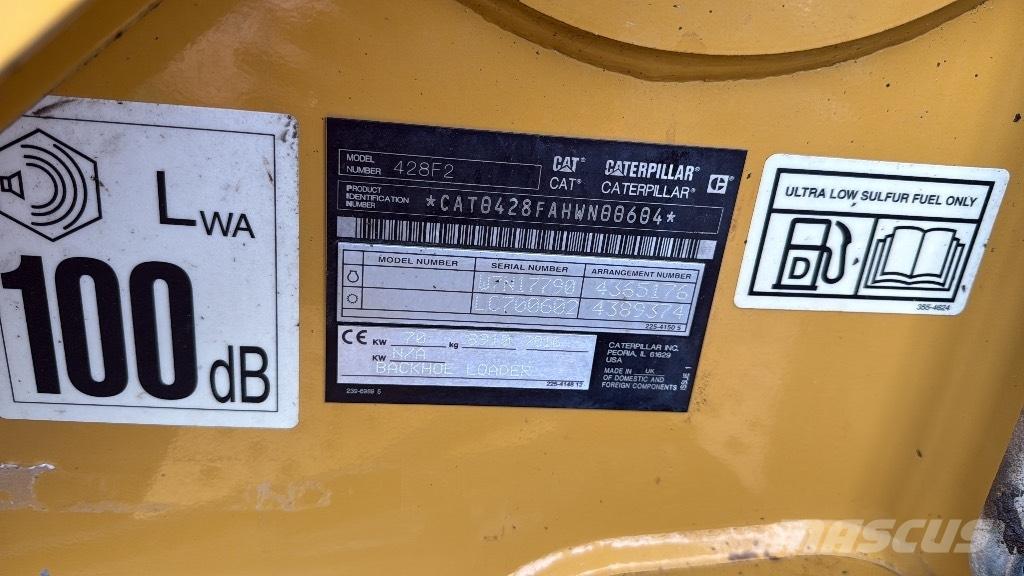 CAT 428 F 백호로더