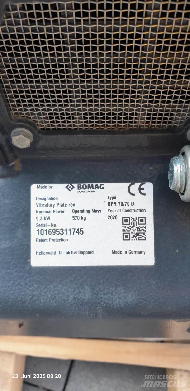 Bomag BPR 70/70 DE 진동롤러