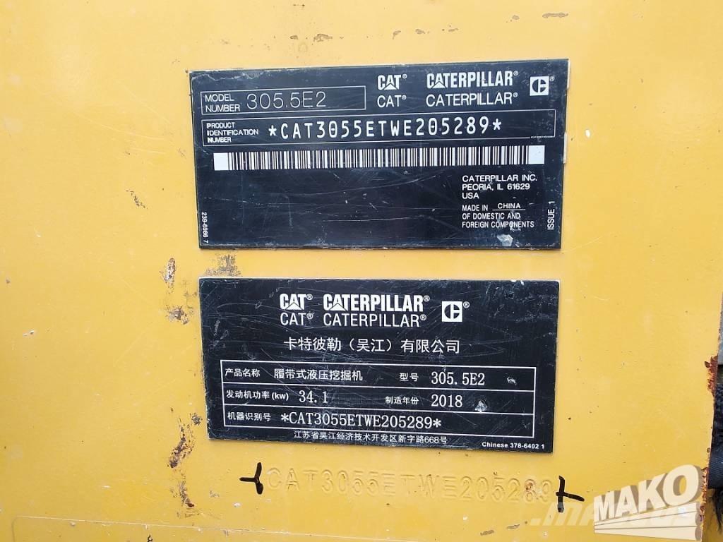 CAT 305.5 E2 대형 굴삭기 29톤 이상