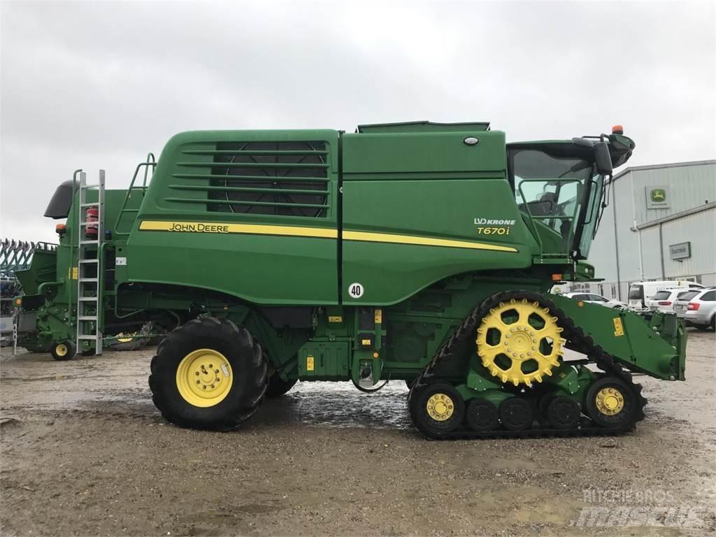 John Deere T670 콤바인 수확기