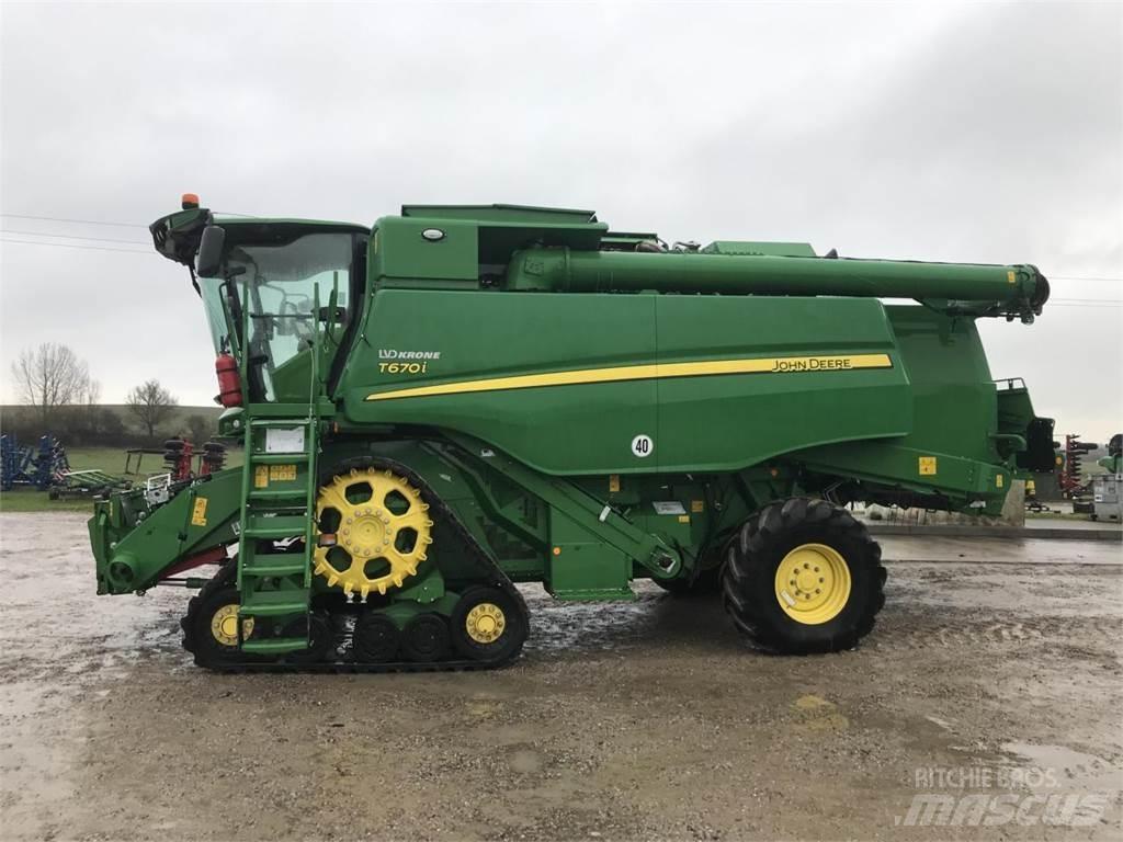 John Deere T670 콤바인 수확기