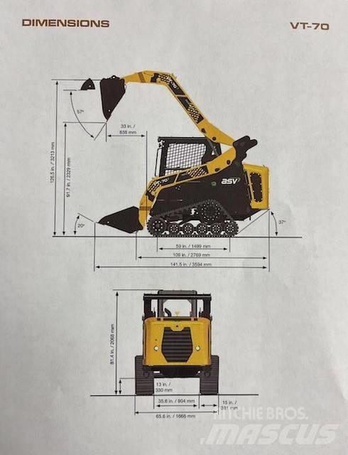 ASV VT 70  스키드로더