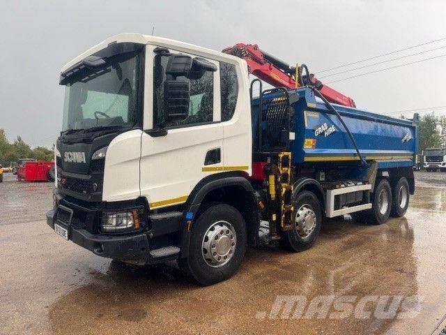 Scania P410 XT 덤프 트럭