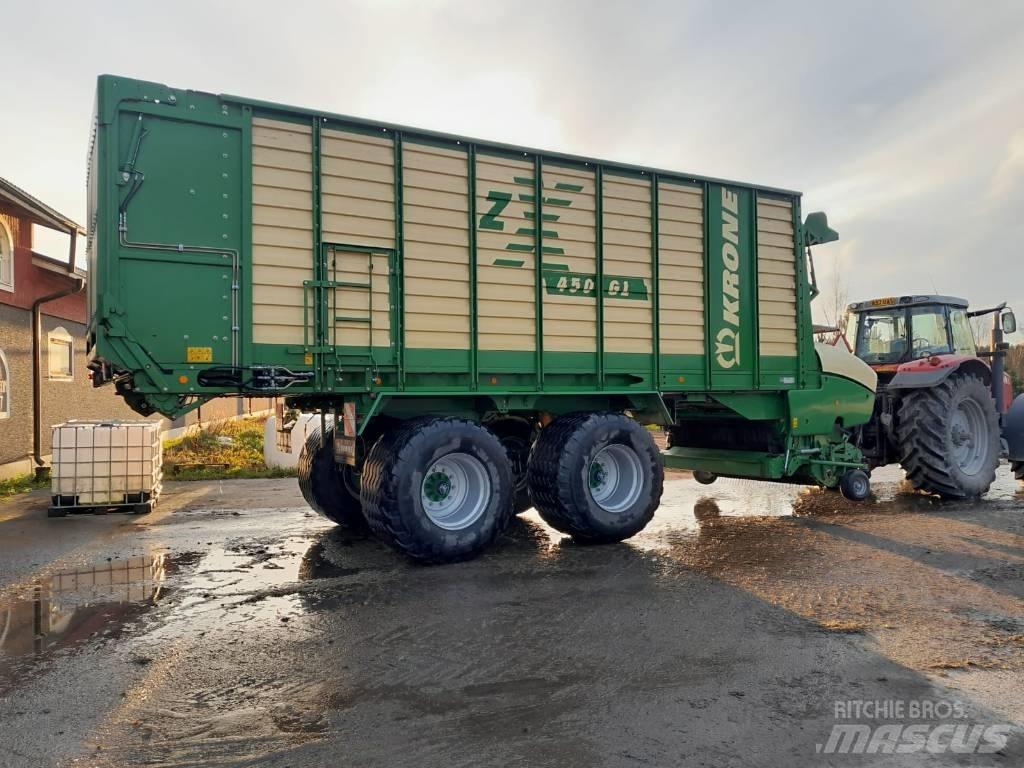 Krone ZX450GL 자동 적재 트레일러