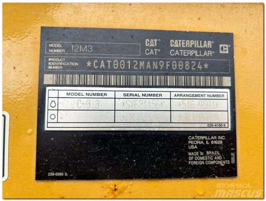 CAT 12 M 3 그레이더