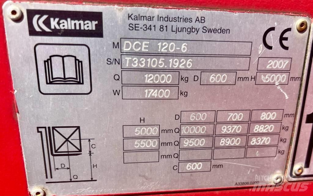 Kalmar DCE120-6 디젤 지게차