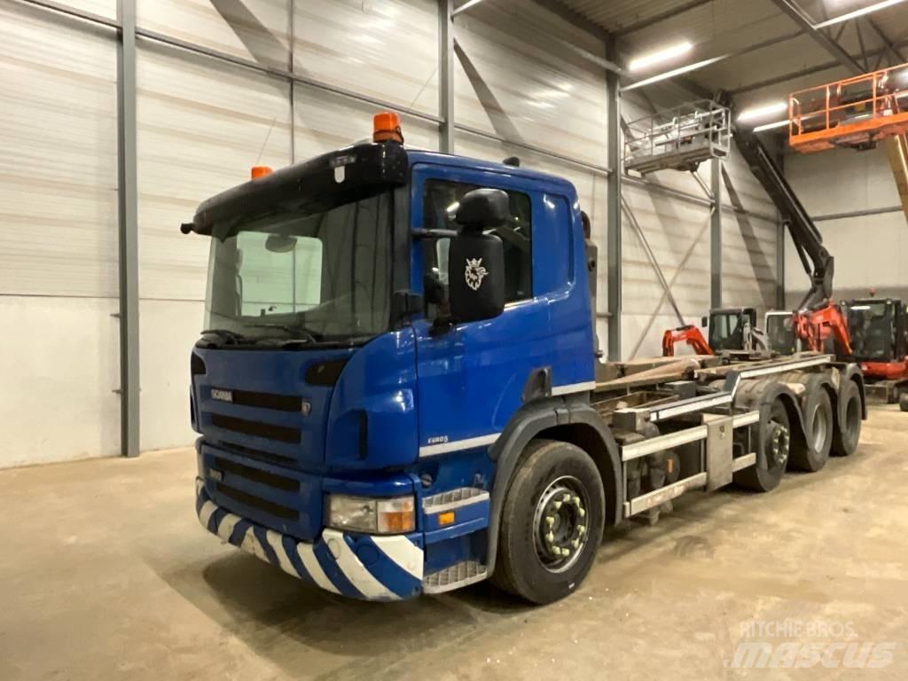 Scania P 360 훅 리프트 트럭