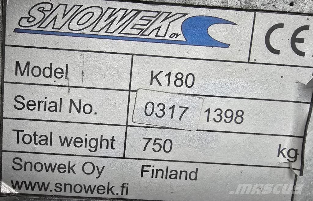 Snowek K180 기타 도로 및 제설 기계