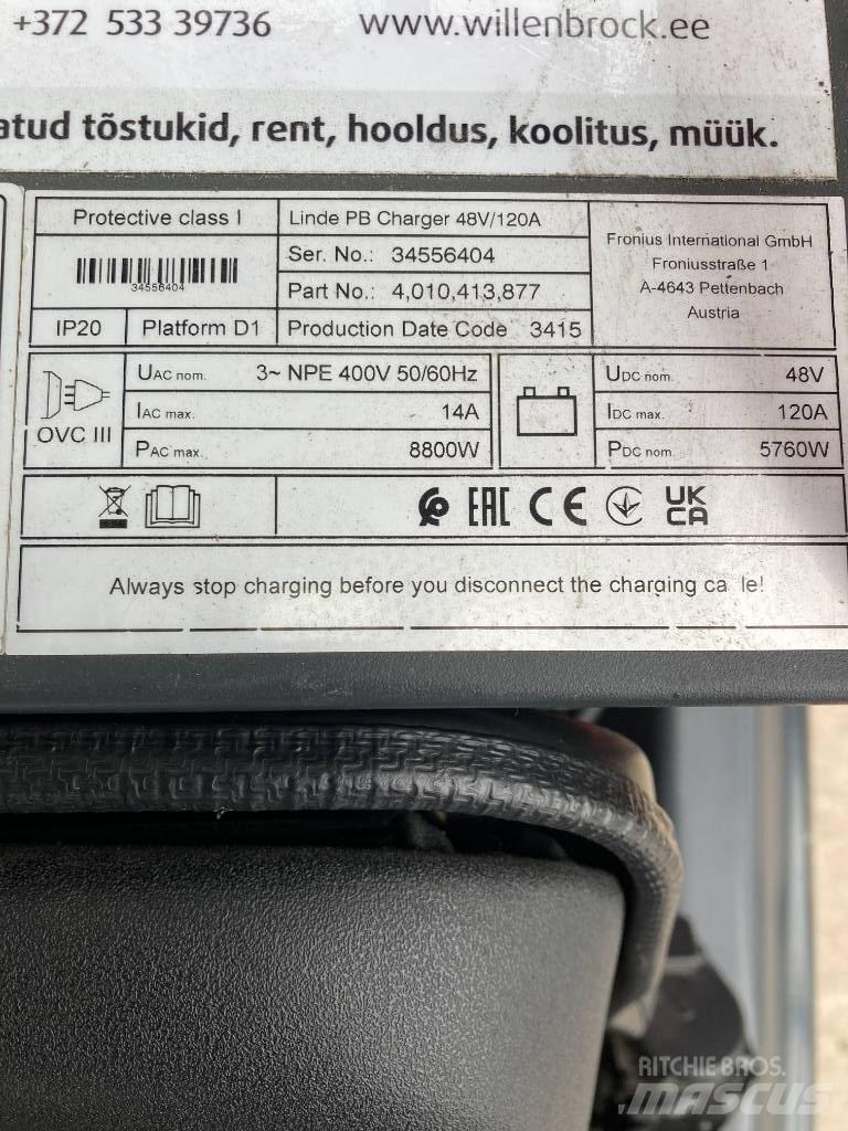 Linde EG20PH/1275-02 전동 지게차