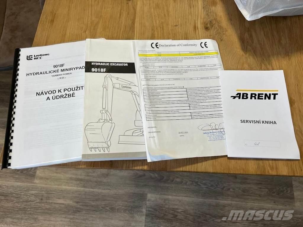 LiuGong 9018F 소형 굴삭기 7톤 미만