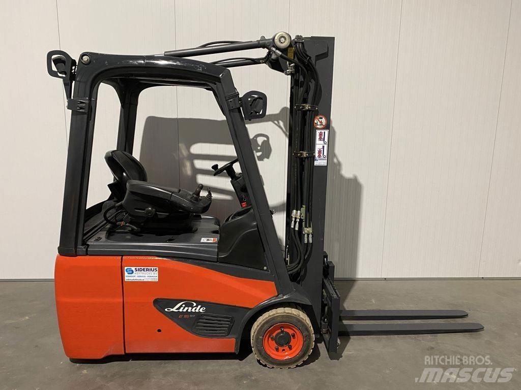 Linde E16C-02 전동 지게차