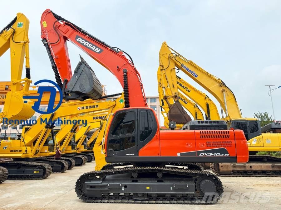 Doosan DX 340 대형 굴삭기 29톤 이상