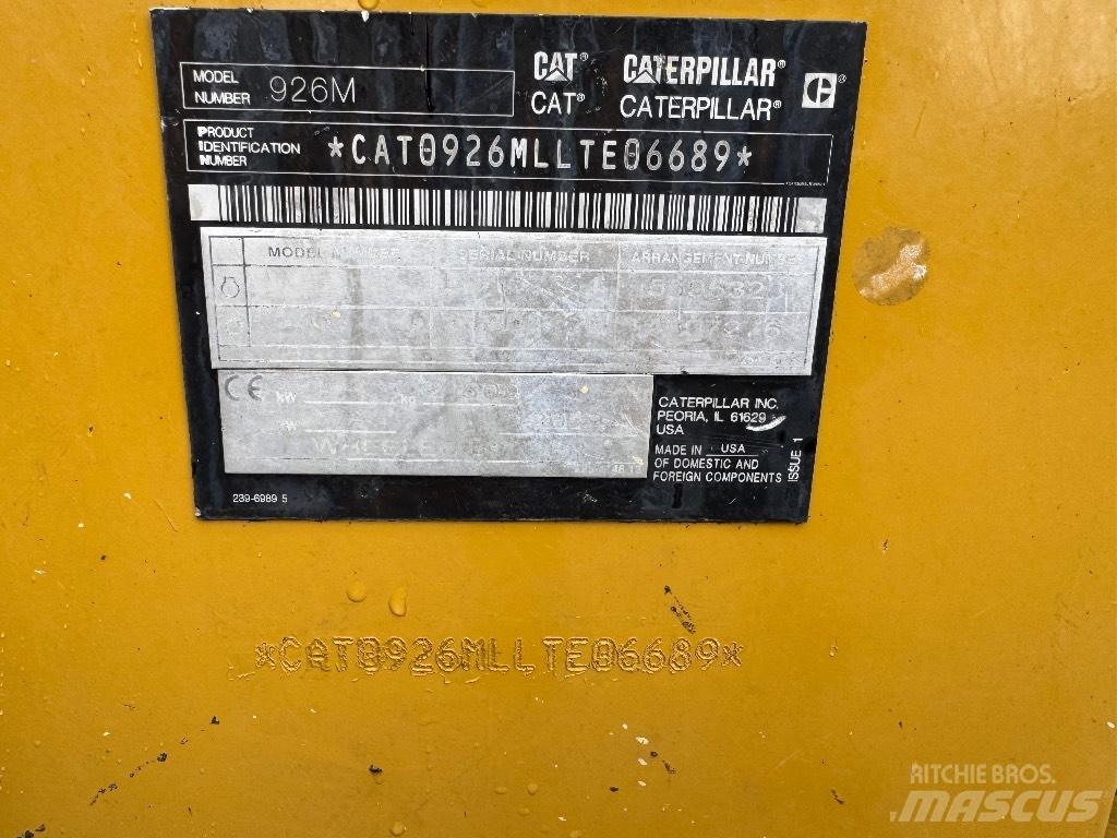 CAT 926 M  휠로우더