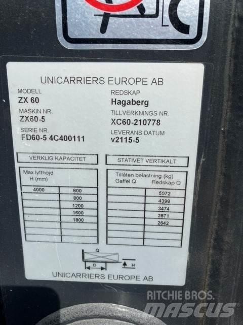 UniCarriers DX60-5 디젤 지게차