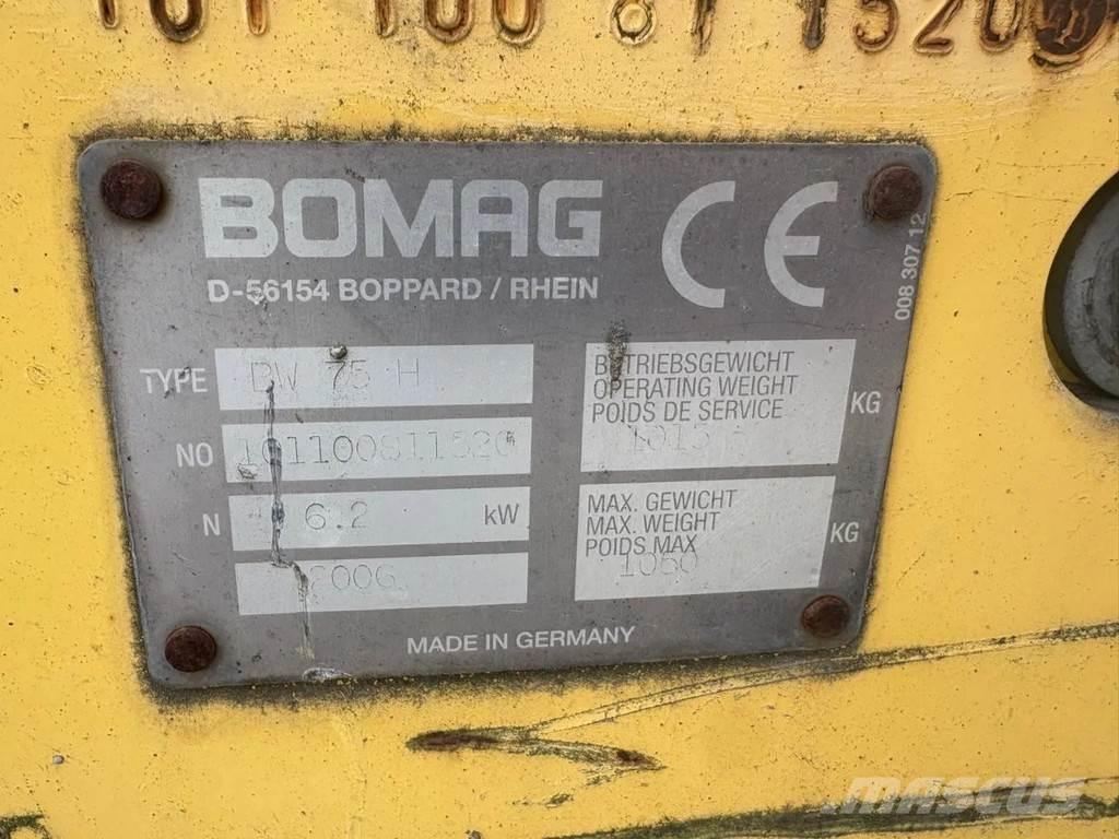 Bomag BW75H 기타 롤러
