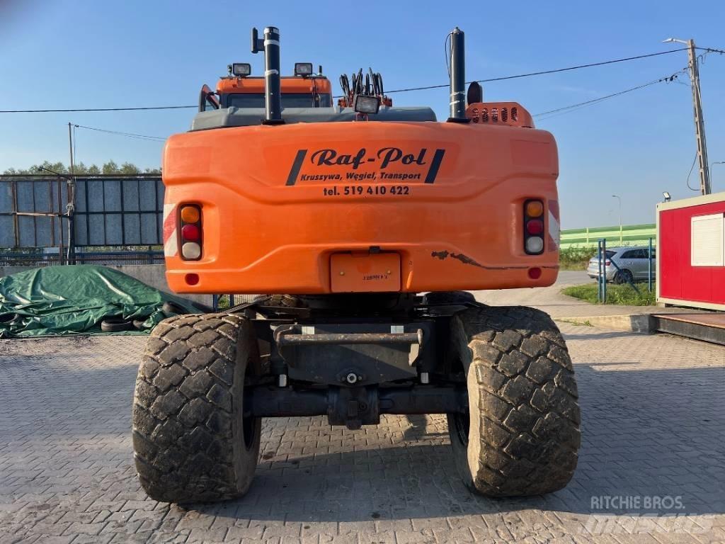 Doosan DX 160 W-3  휠 굴삭기